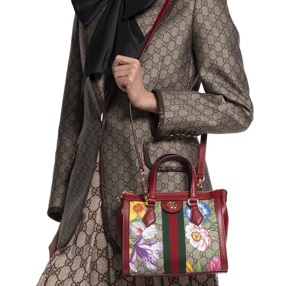 Gucci Ophidia GG Flora Small Tote - Picture 16 of 16